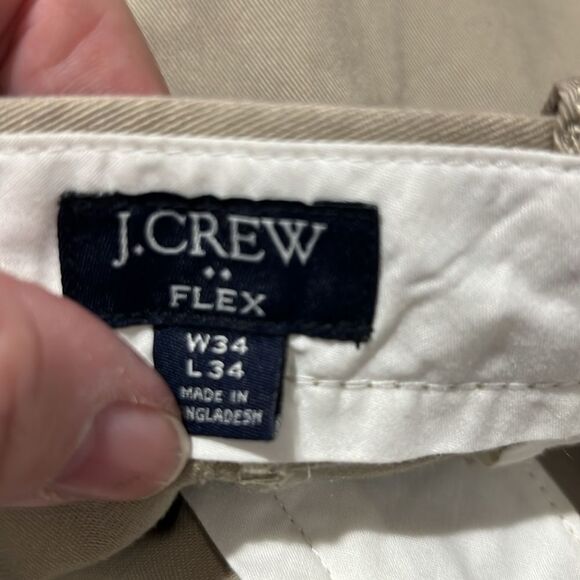 J. Crew Factory H3167 lim-fit flex chino pants NWT British Khaki - Picture 8 of 14